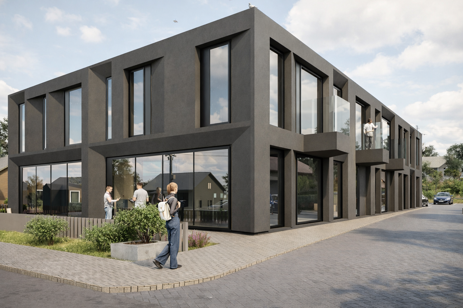 J70 Josvainių g. 70 – pastato vaizdas